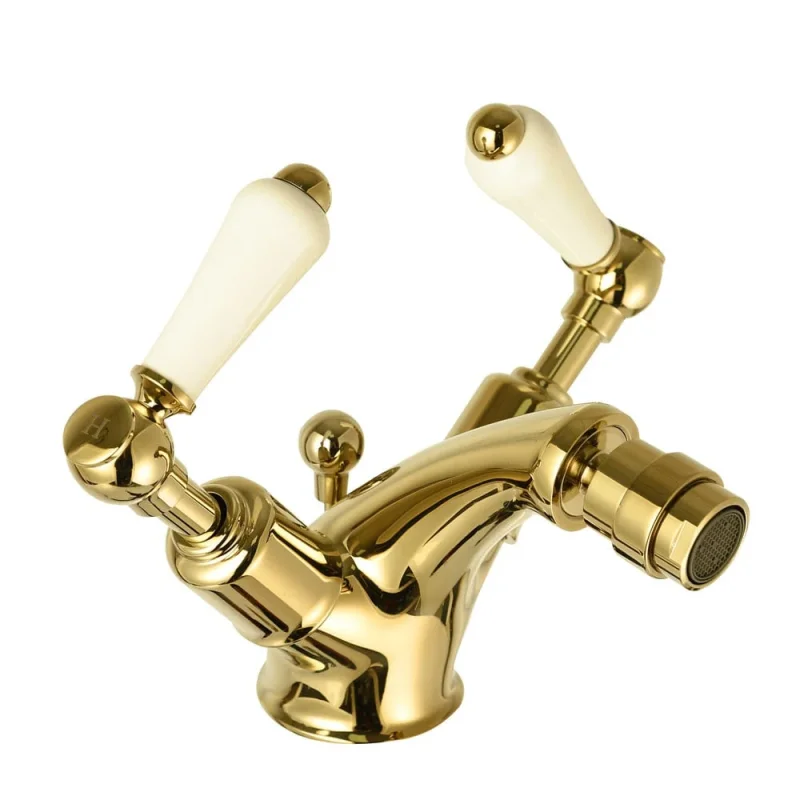 Just Taps Grosvenor Bidet Mixer With Pop Up Waste detail view - Image 1
