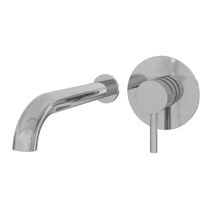 Just Taps Grosvenor Basin Spout 190mm Chrome detail view - Image 1