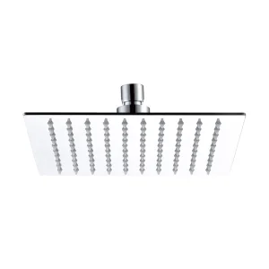 Just Taps Glide Ultra-Thin Square Shower Head 300mm Chrome