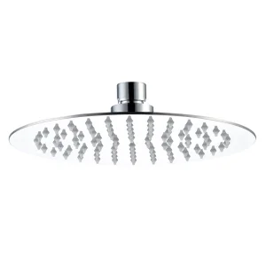 Just Taps Glide Ultra-Thin Round Shower Head 400mm Chrome