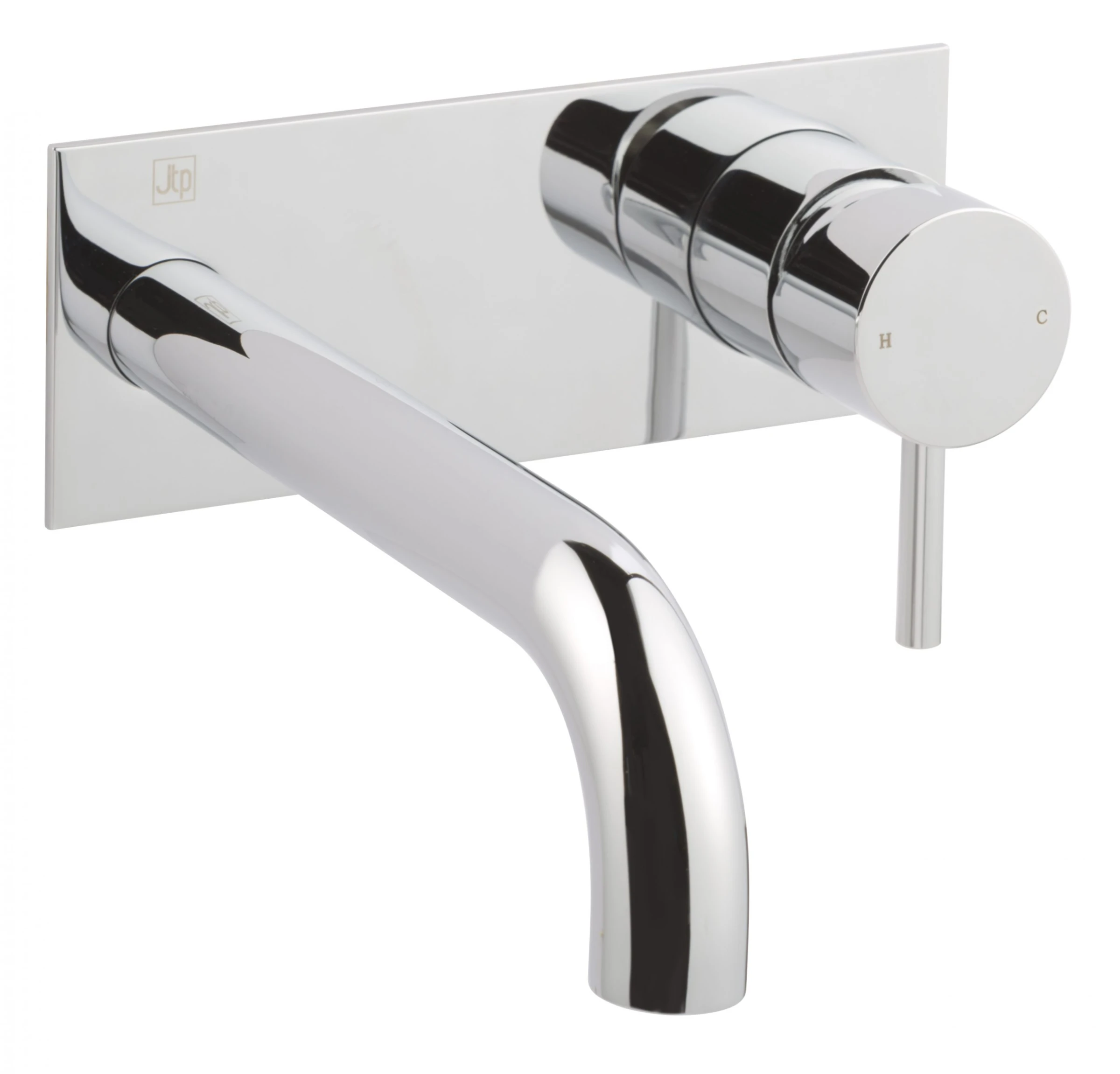 Just Taps Florence Single Lever Wall Mounted Basin Mixer 120mm Chrome