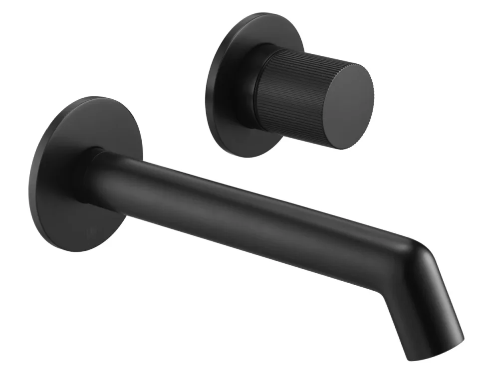Just Taps Evo Wall Mounted Basin Mixer detail view - Image 1