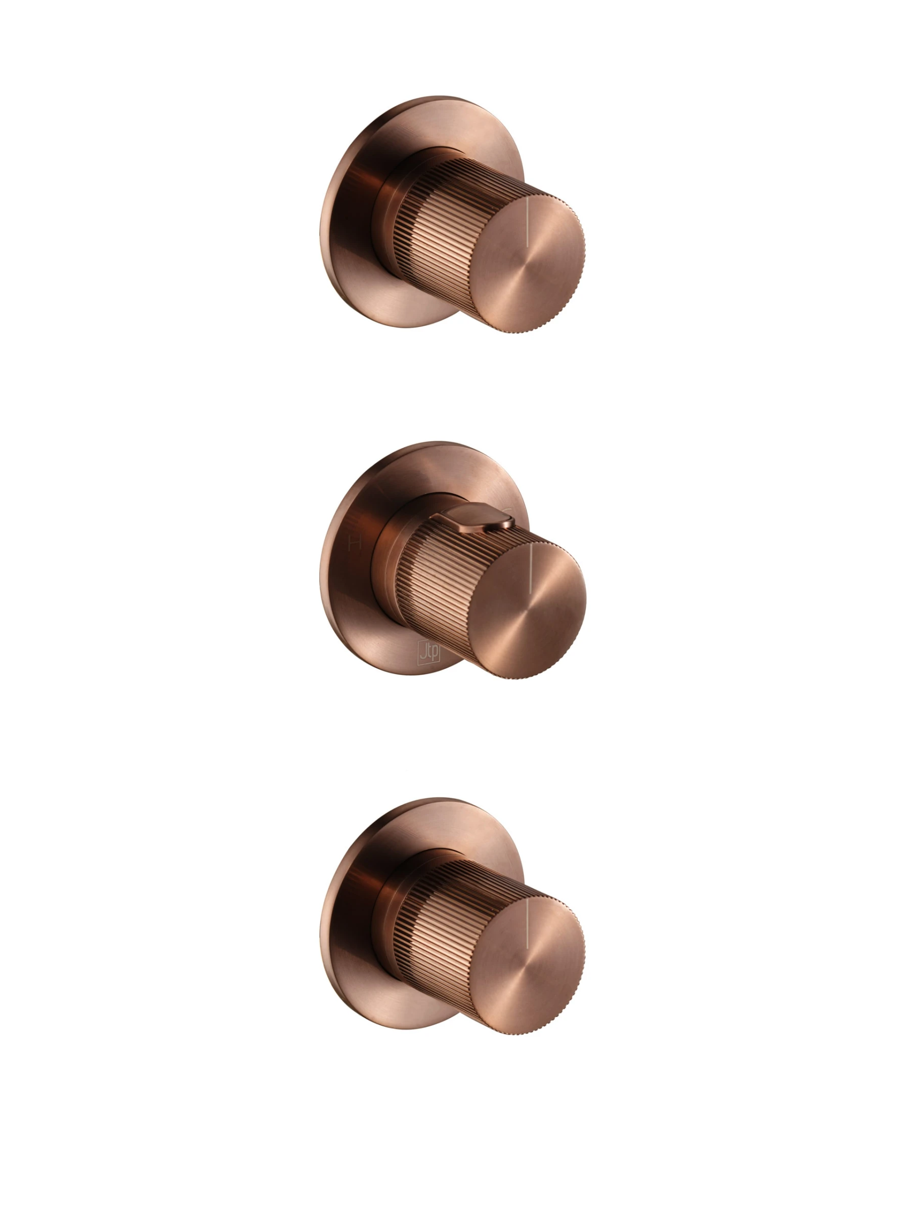 Just Taps Evo Thermostatic Concealed 3 Outlet Shower Valve