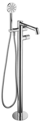 Just Taps Evo Floor Standing Chrome detail view - Image 1