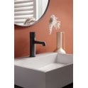 Just Taps Evo Basin Mixer Matt Black detail view - Image 2