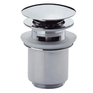 Just Taps Easy Clean Click Clack Basin Waste Slotted Chrome