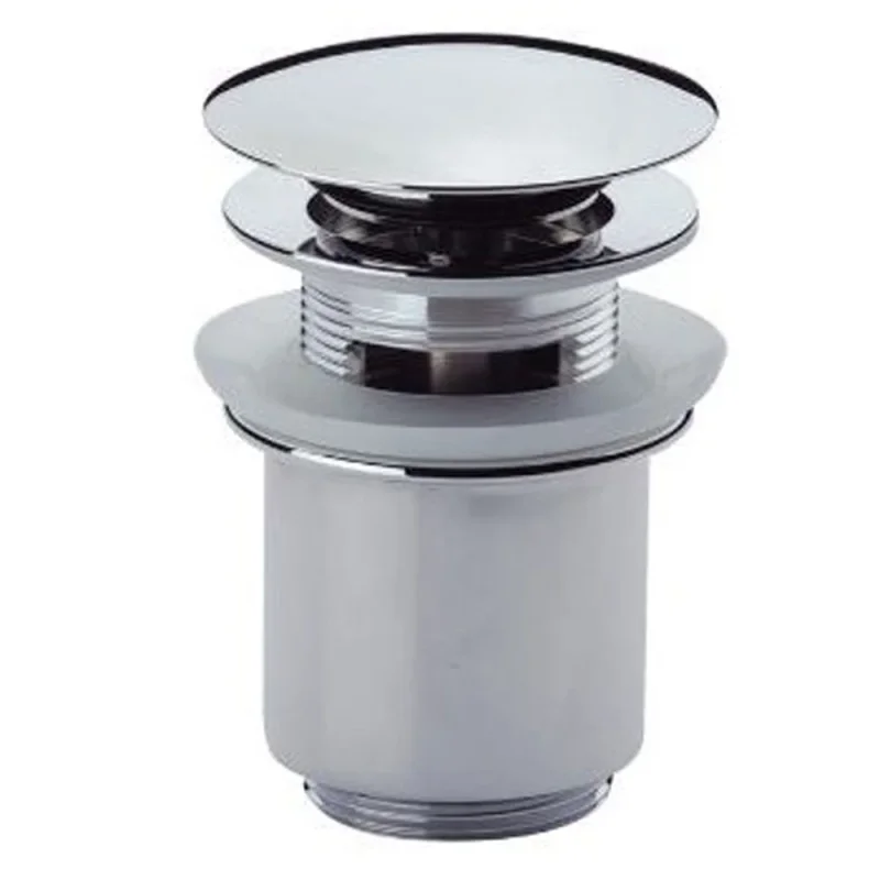 Just Taps Easy Clean Click Clack Basin Waste Slotted Chrome detail view - Image 1