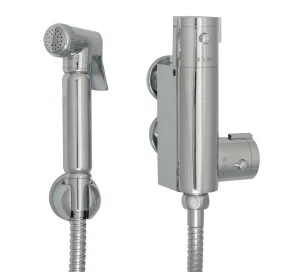 Just Taps Douche Kit Complete With Vertical Thermostatic Bar Valve
