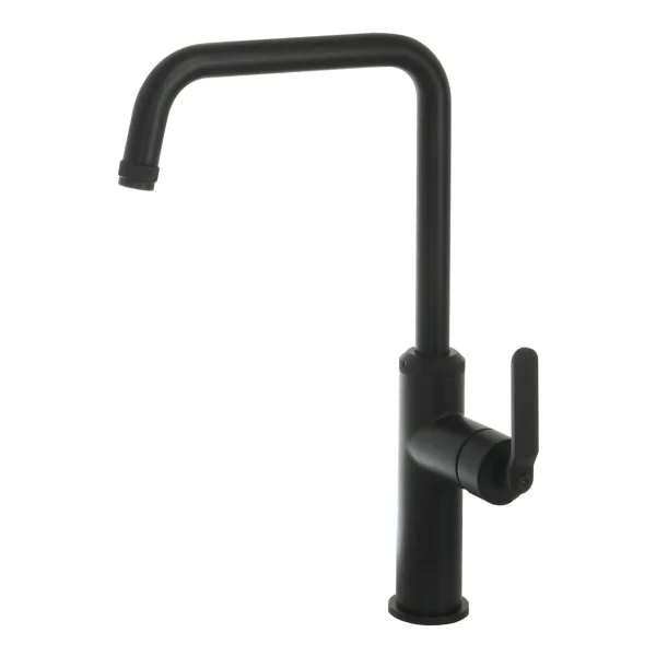 Just Taps Decor Matt Black Single Lever Sink Mixer
