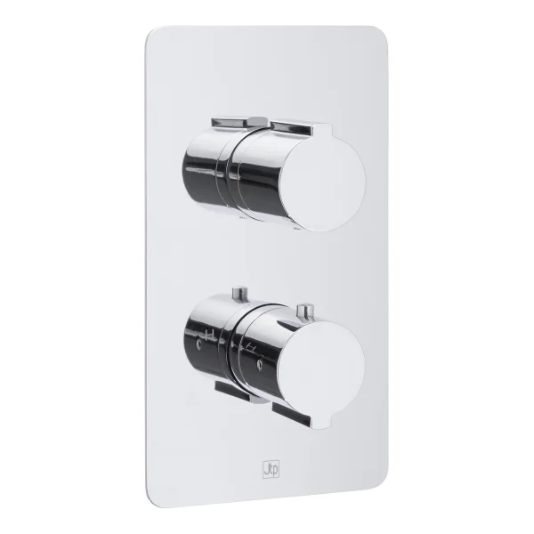 Just Taps Curve Thermostatic Shower Valve Single Options Chrome