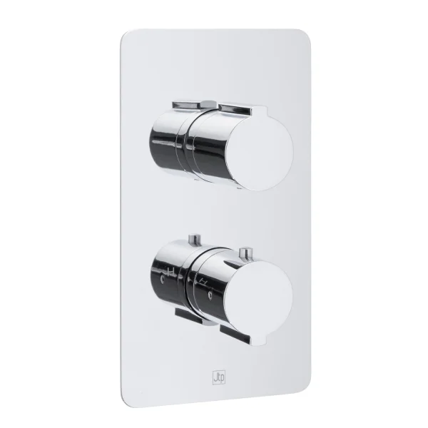 Just Taps Curve Thermostatic Shower Valve 2 Options Chrome