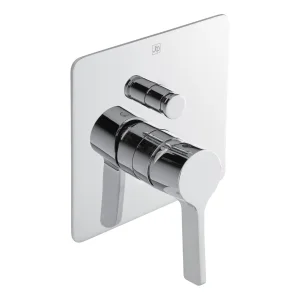 Just Taps Curve Single Lever Diverter Valve Chrome