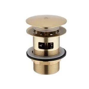 Just Taps Click Clack Brushed Brass