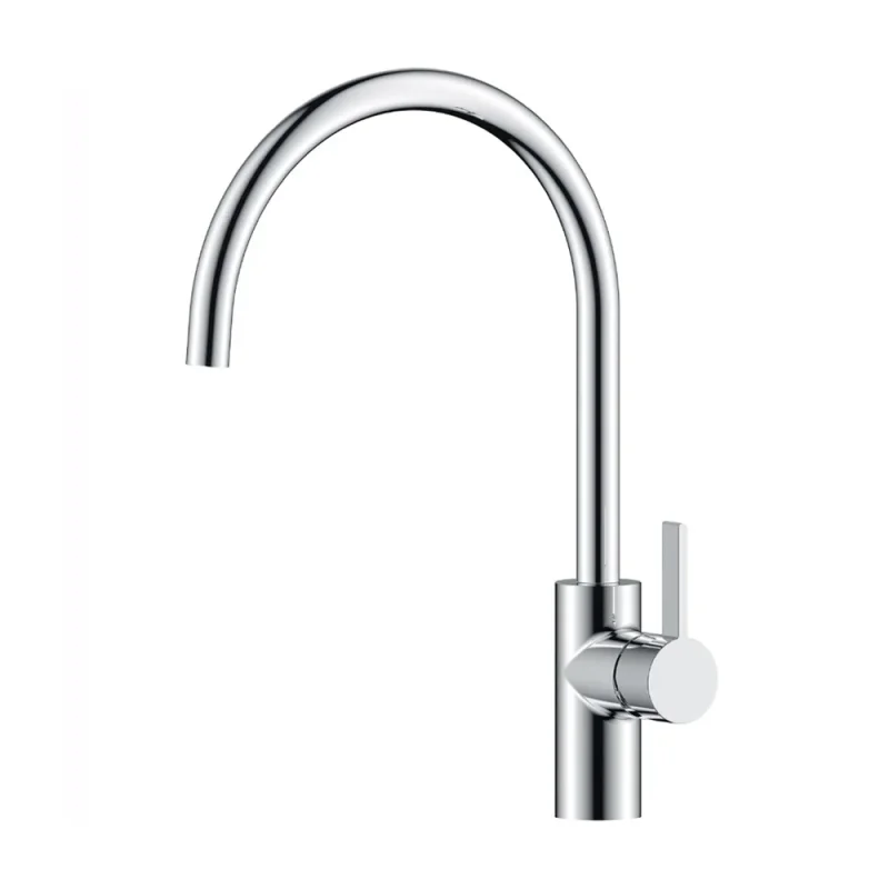 Just Taps Chrome Single Lever Sink Mixer detail view - Image 1
