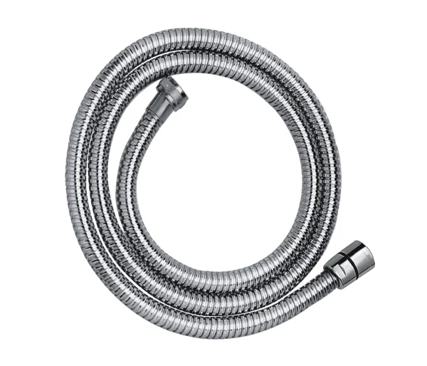 Just Taps Chrome Plated Metal Hose 1.50M Chrome