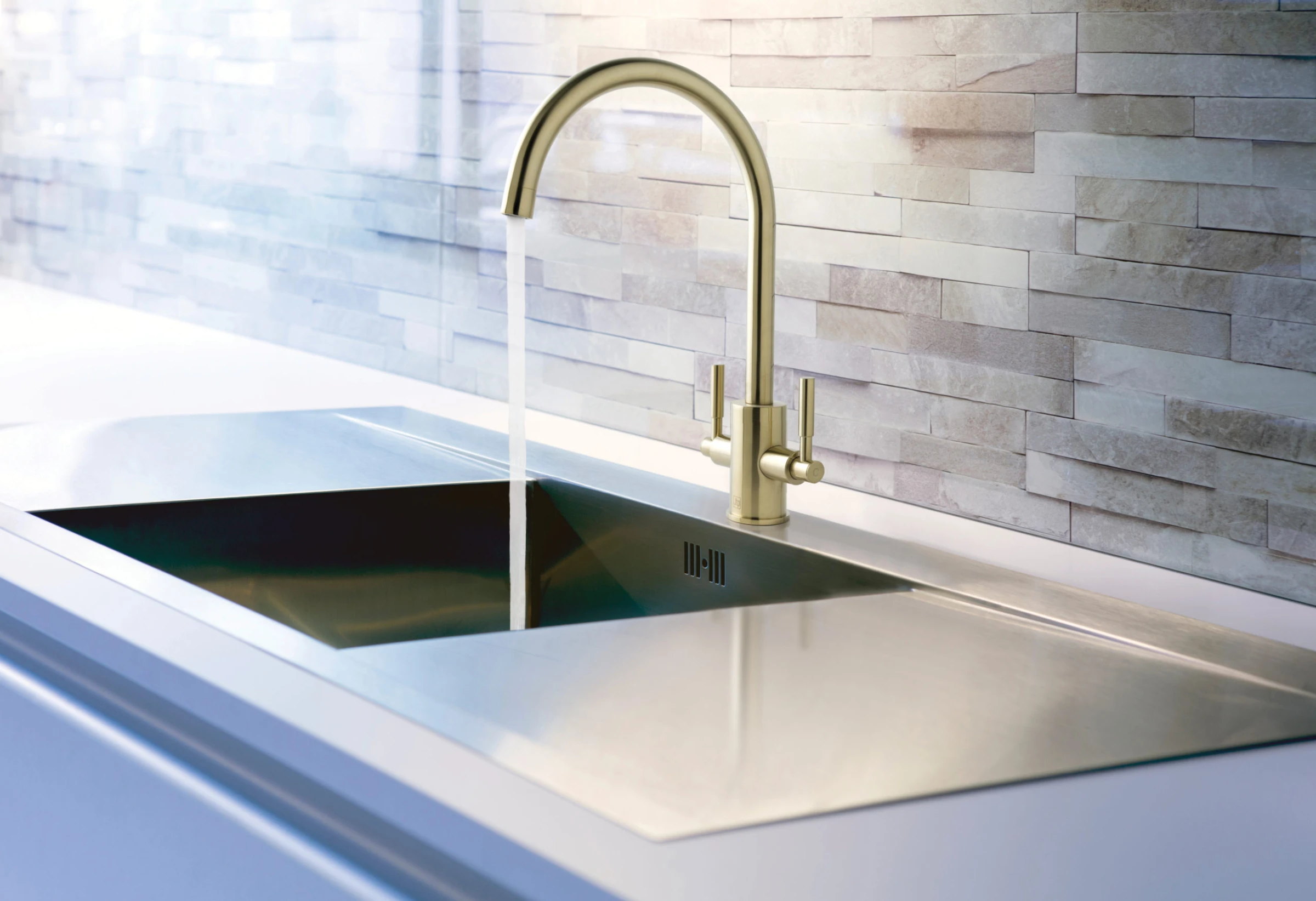 Just Taps Blink Sink Mixer Swivel Spout Chrome