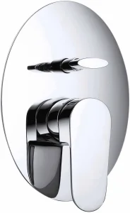 Just Taps Base Single Lever Manual Diverter Shower Valve Chrome