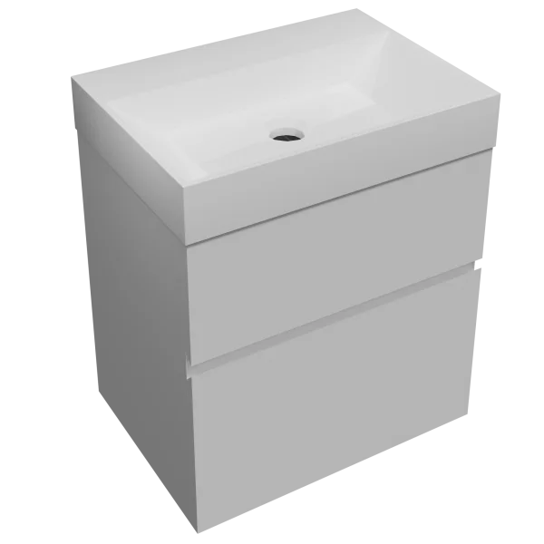 Faeber Venice 500mm Basin Unit Matt White