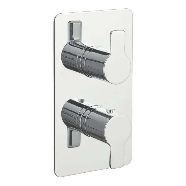 Just Taps Amore Thermostatic Shower Valve Single Option Chrome