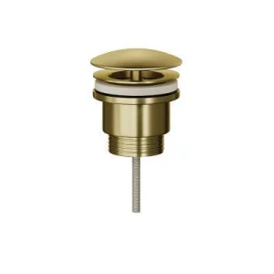 HIB Universal Free Flowing Basin Waste - Brushed Brass