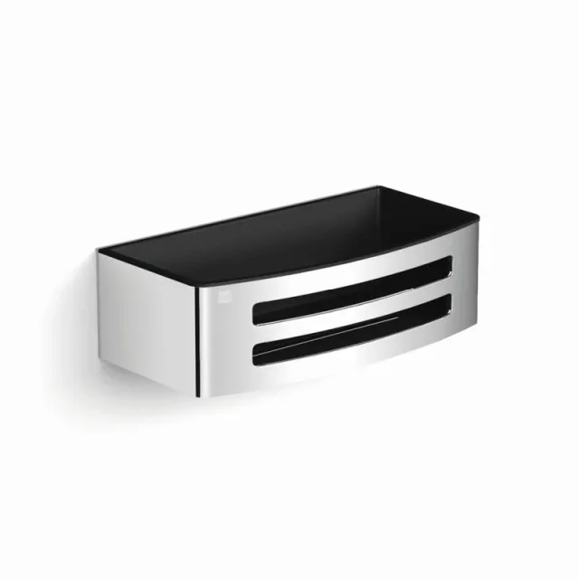 Hib Shower Basket (chrome) - Removable Tray detail view - Image 1