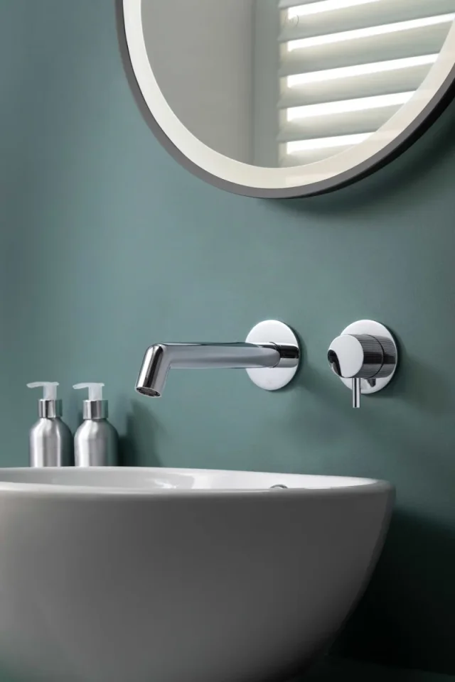 Just Taps Evo Wall Mounted Basin Mixer product image - Image 3