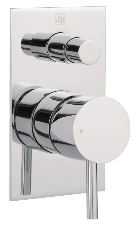Just Taps Florence Single Lever Diverter Valve Chrome detail view - Image 3