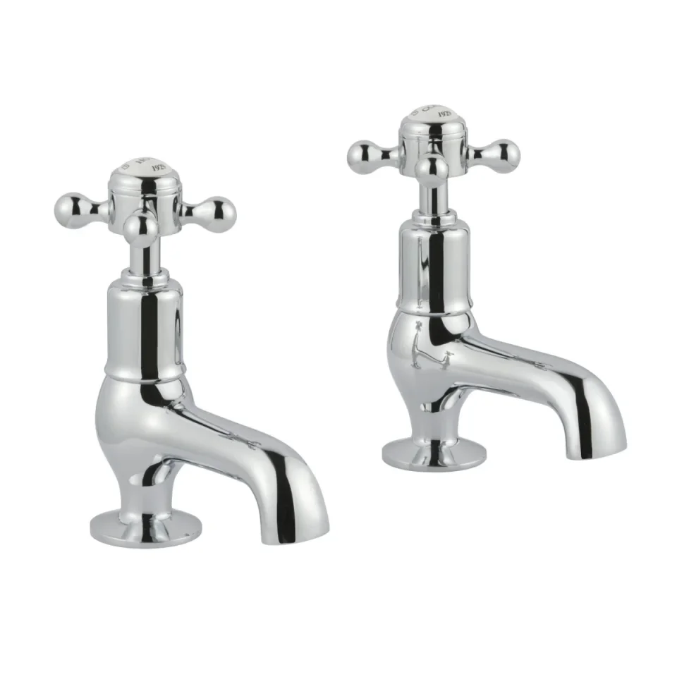 Just Taps Grosvenor Cross Cloakroom Basin Taps Chrome product image - Image 3