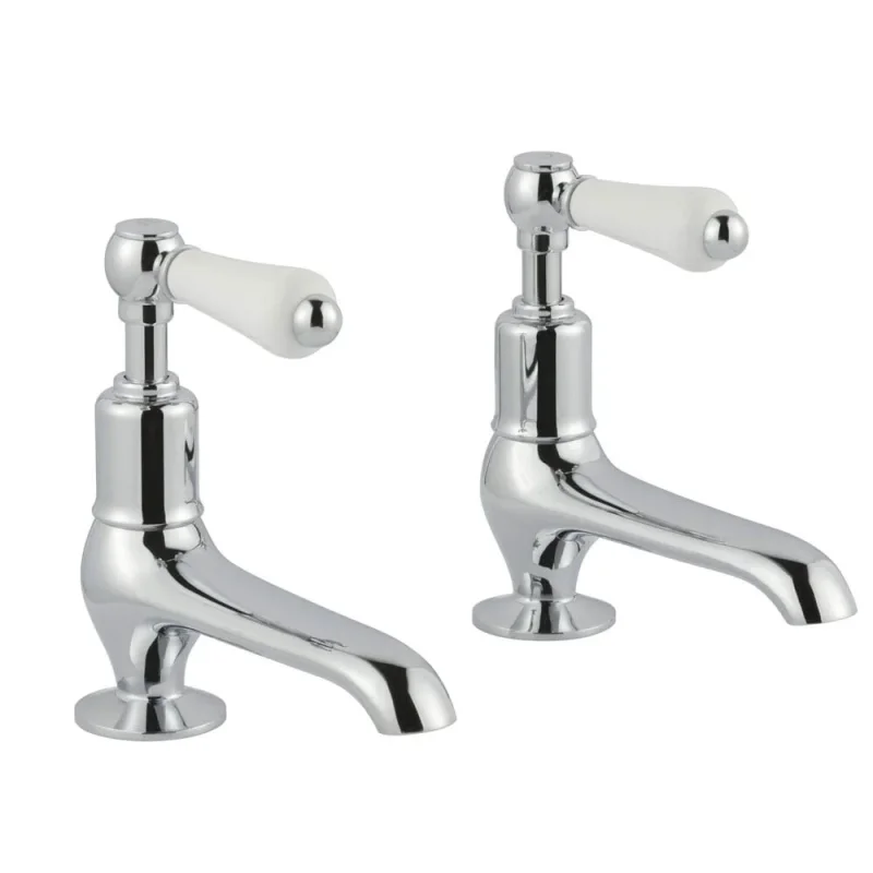 Just Taps Grosvenor Lever Long Nose Basin Taps Chrome product image - Image 3