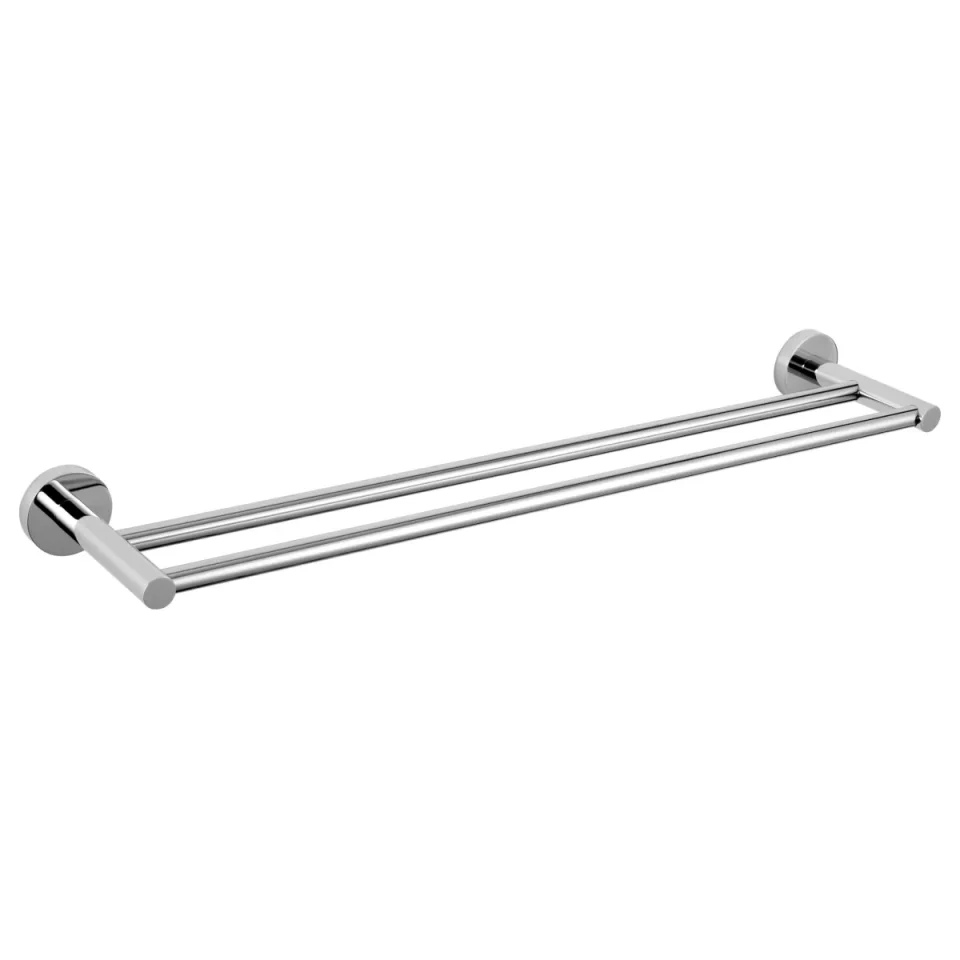 Just Taps Florence Twin Towel Bar Chrome product image - Image 3
