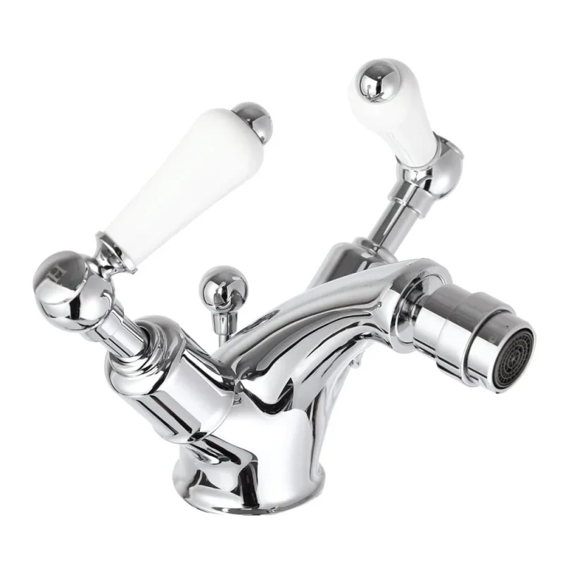 Just Taps Grosvenor Bidet Mixer With Pop Up Waste Chrome product image - Image 2