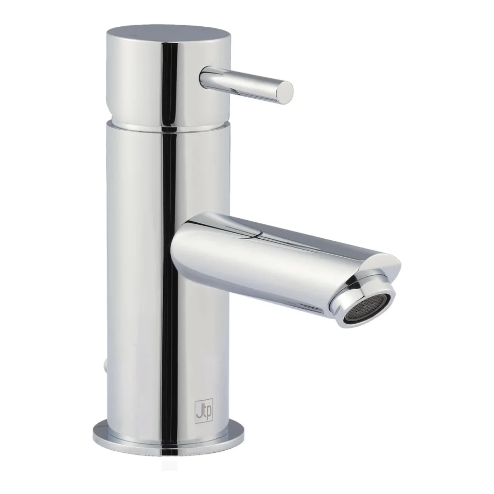 Just Taps Fonti Single Lever Basin Mixer With Pop Up Waste Chrome product image - Image 2
