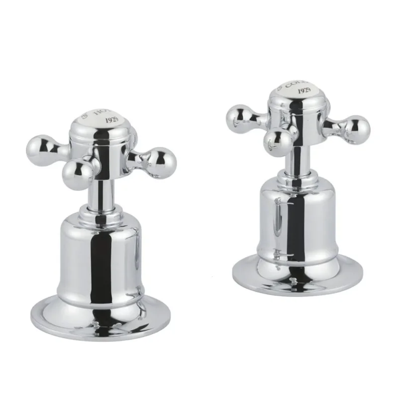 Just Taps Grosvenor Cross Panel Valves Chrome product image - Image 2