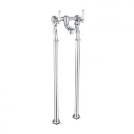 Just Taps Grosvenor Lever Freestanding Bath Filler Chrome product image - Image 3