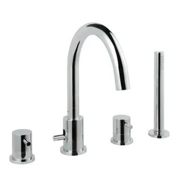 Just Taps Florence 4 Hole Bath And Shower Mixer Hp 1 Chrome product image - Image 2