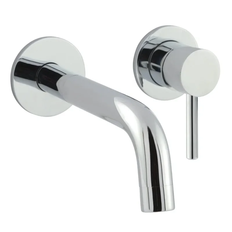 Just Taps Florence Single Lever Wall Mounted Basin Mixer 240mm Chrome product image - Image 3