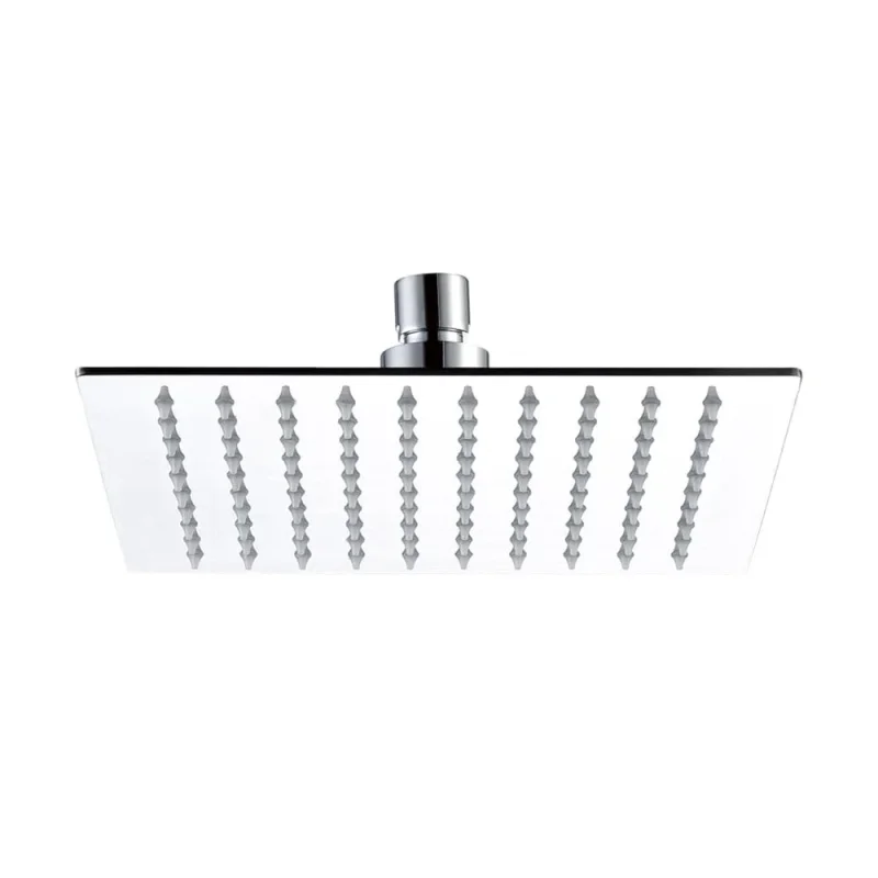 Just Taps Glide Ultra-Thin Square Shower Head 300mm Chrome detail view - Image 3
