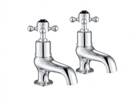 Just Taps Grosvenor Cross Bath Taps Matt Black Indices product image - Image 2