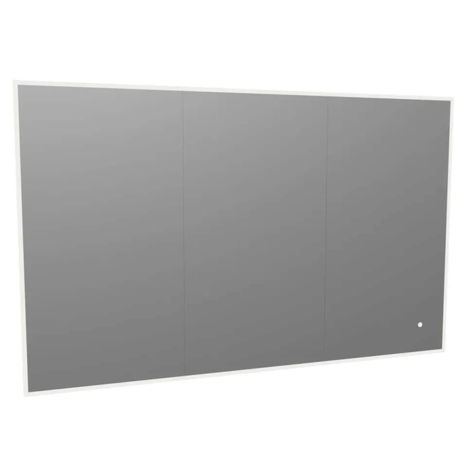 Faeber Edge 1200 Led 3 Door Illuminated Mirror Cabinet (recess Compatible) product image - Image 1