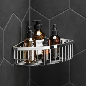 Hib Corner Shower Basket (chrome) - Traditional