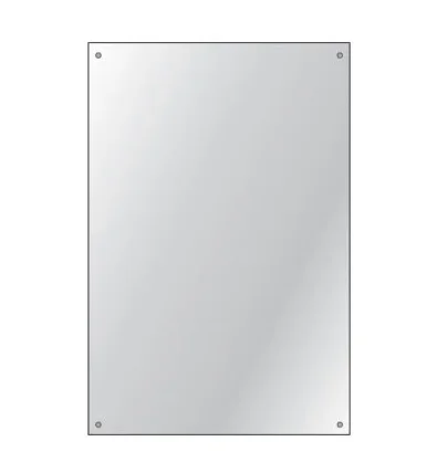 Hib Drilled Mirror 4mm Float Glass 35 X 25cm (6 Per Pack)