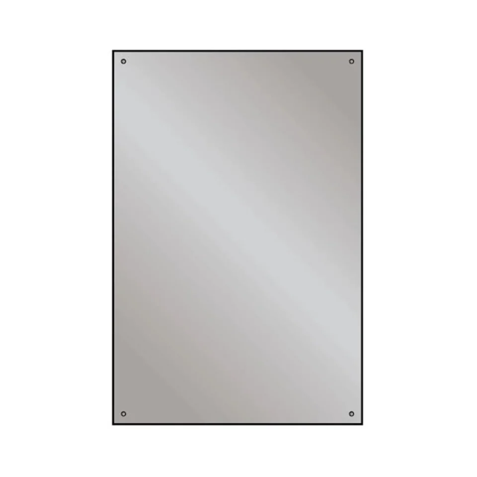 Hib Drilled Mirror 4mm Float Glass 90 X 60cm (3 Per Pack) detail view - Image 1