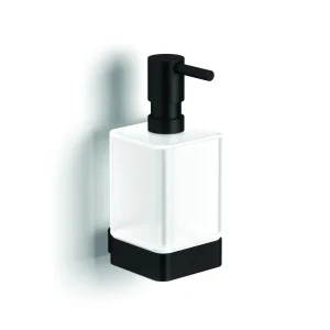 Hib Atto (black) Wall Mounted Soap Dispenser