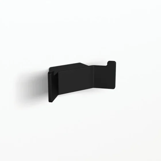 Hib Atto (black) Robe Hook detail view - Image 1