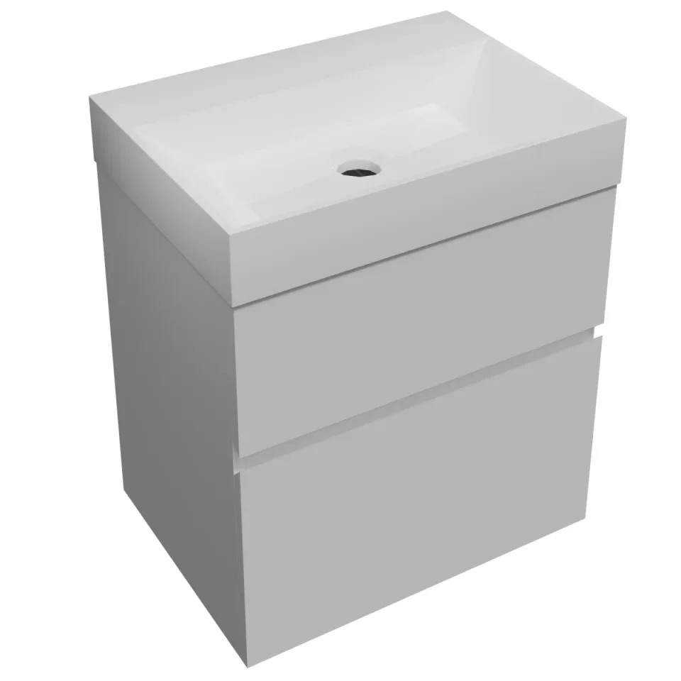 Faeber Silkstone Venice 500mm Basin Gloss detail view - Image 3