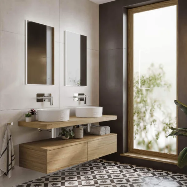 HIB - Blend Bathroom Units - Sherwood Oak