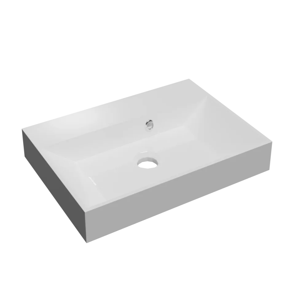 Faeber Silkstone Venice 500mm Basin Gloss product image - Image 1