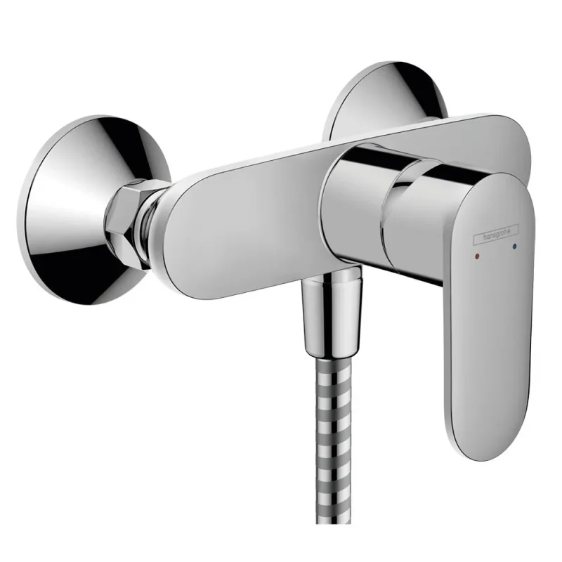 Hansgrohe Vernis Blend Exposed Shower Mixerchrome detail view - Image 2