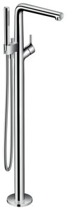 Hansgrohe Tecturis S Bath Mix.freestandingchrome detail view - Image 1