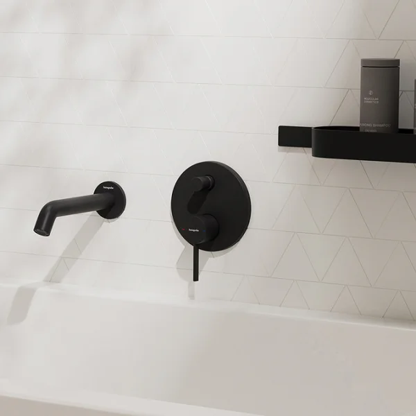 Hansgrohe Tecturis S Bath Spout Mb Matt Black